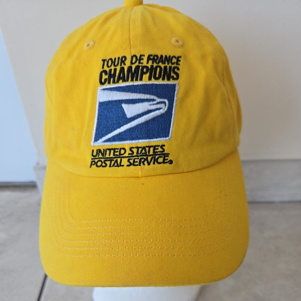 US Postal Service Pro Cycling Team Tour de France Champions Adjustable Hat, OSFA